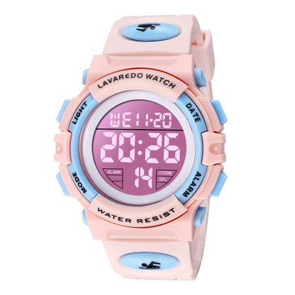 Kids Watch,Boys Watch for 3-15 Year Old Boys,Digital Sport Outdoor Multifunctional Chronograph LED 50 M Waterproof Alarm Calendar Analog Watch for Children with Silicone Band,Kids Gift