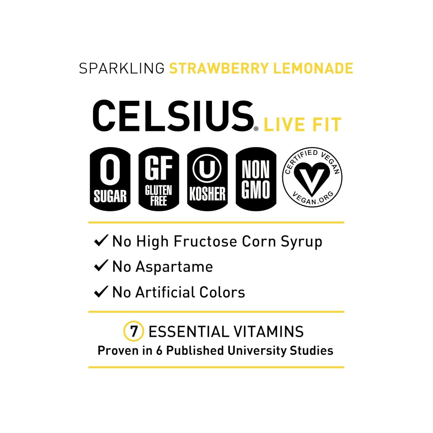 CELSIUS Sparkling Orange, Sugar Free Energy Drink, 12 Fl Oz (Pack of 12)