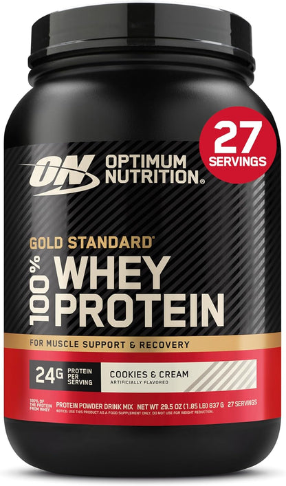 Optimum Nutrition Gold Standard 100% Whey Protein Powder, Extreme Milk Chocolate, 10 Pound (Packaging May Vary) (Pack of 2)