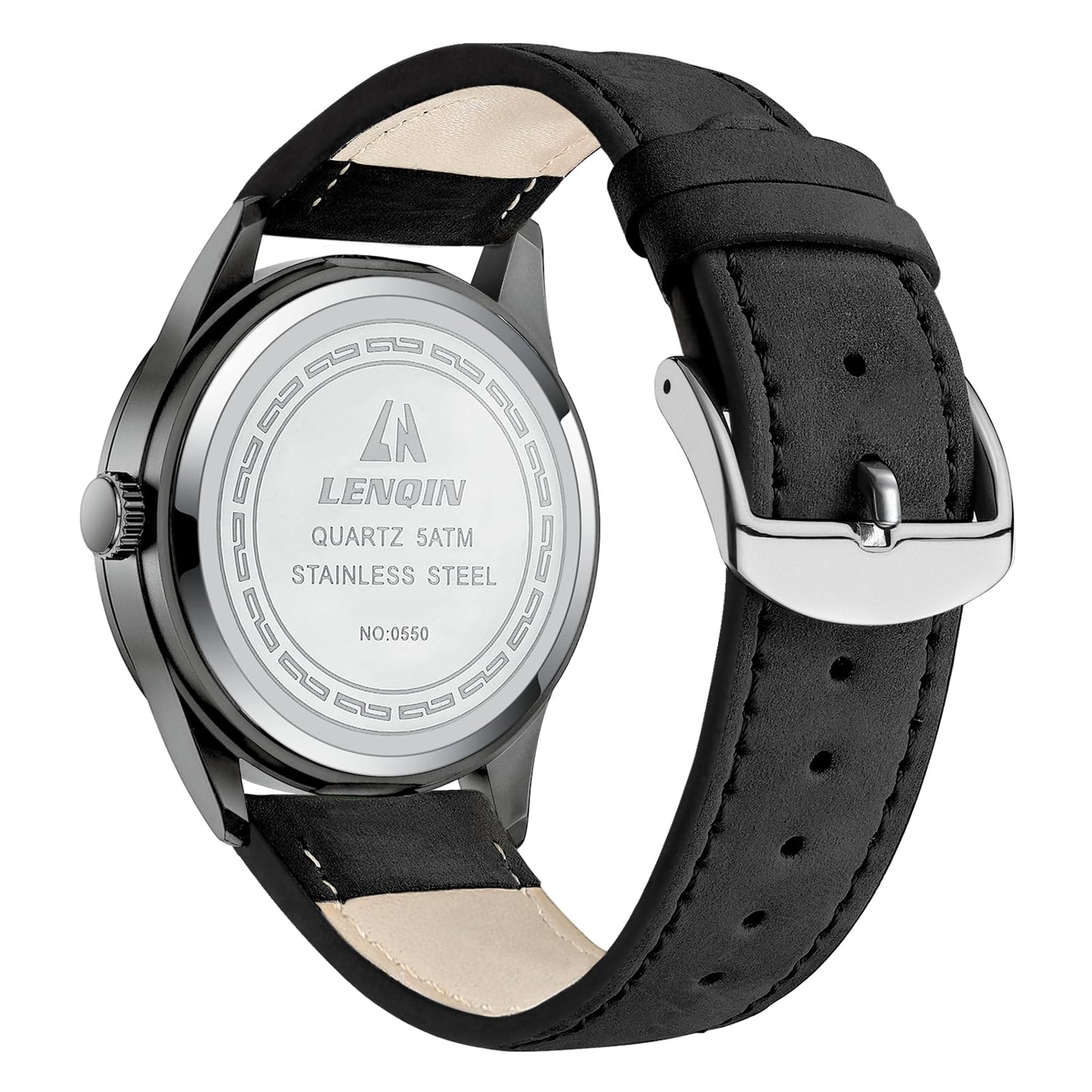 LN LENQIN Mens Watches Unisex Military Sport Nylon Strap Stylish Luminous Fashion Analog Quartz Watch for Men Waterproof Army Tactical Casual Wristwatch