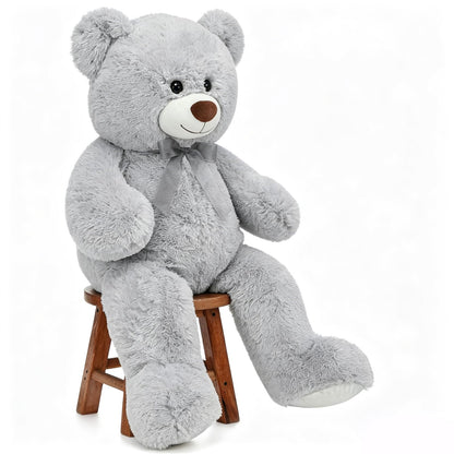 Toys Studio 47 Inch Big Teddy Bear Giant Stuffed Animal for Girls, 4 Feet Large Teddy Bear Baby Shower Party Decorations Kids Women Girlfriend Christmas Valentines Gifts, Light Brown