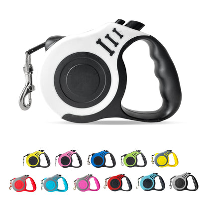 Retractable Dog Leash Automatic Telescopic Tractor Dog Tape, Pet Tape 10/16 FT Durable and Convenient, with Non-Slip Handle, Suitable for Small and Medium-Sized Dogs