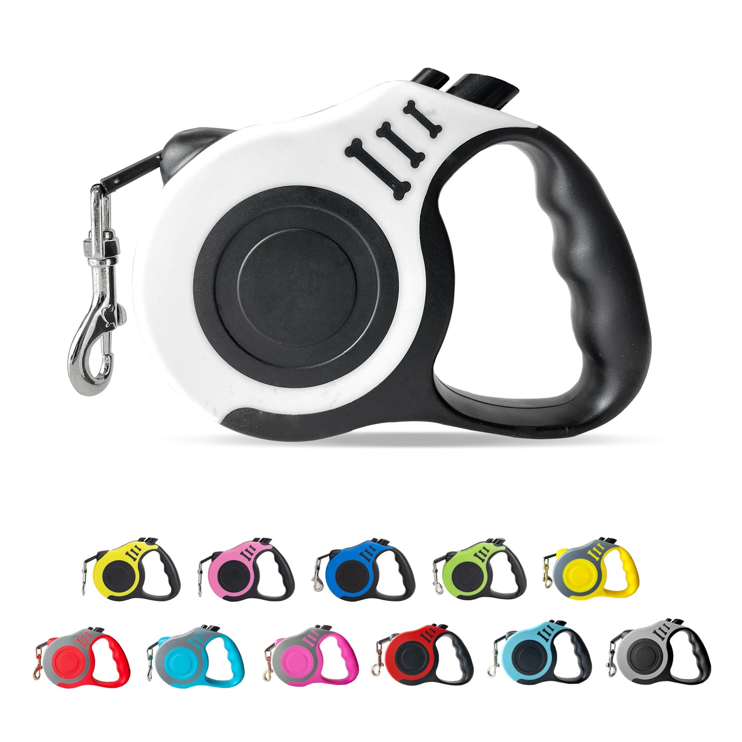 Retractable Dog Leash Automatic Telescopic Tractor Dog Tape, Pet Tape 10/16 FT Durable and Convenient, with Non-Slip Handle, Suitable for Small and Medium-Sized Dogs