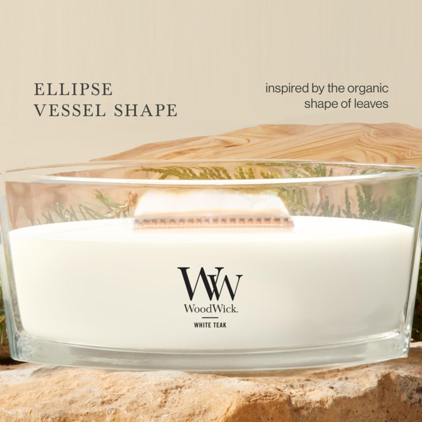 WoodWick Large Hourglass Fireside Candle, Premium Soy Blend Wax, Crackles as it burns, Perfect for Gifting, 21oz