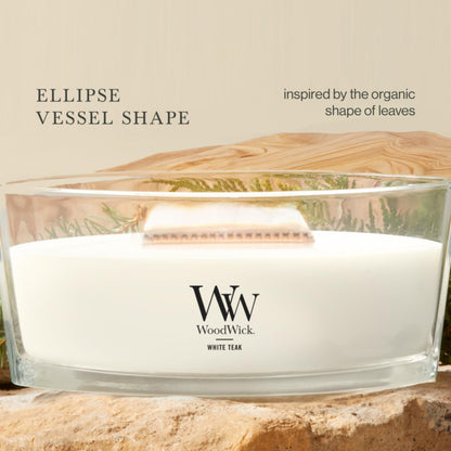 WoodWick Large Hourglass Fireside Candle, Premium Soy Blend Wax, Crackles as it burns, Perfect for Gifting, 21oz