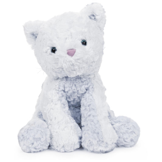 GUND Cozys Collection Cow, Stuffed Animal for Ages 0 and Up, Spring Decor Plush Toy, Cream/Blue, 10”