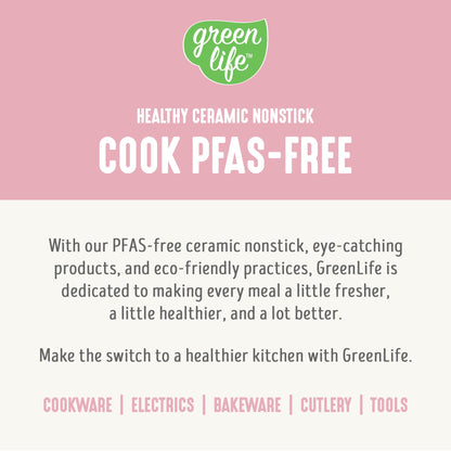 GreenLife Rice Cooker with Removable PFAS-Free Ceramic Nonstick Pot, 3-Cups Uncooked/6-Cups Cooked, Grains & Oatmeal Multicooker, Compact One-Switch Design, Auto Keep Warm, Easy Clean, Cream