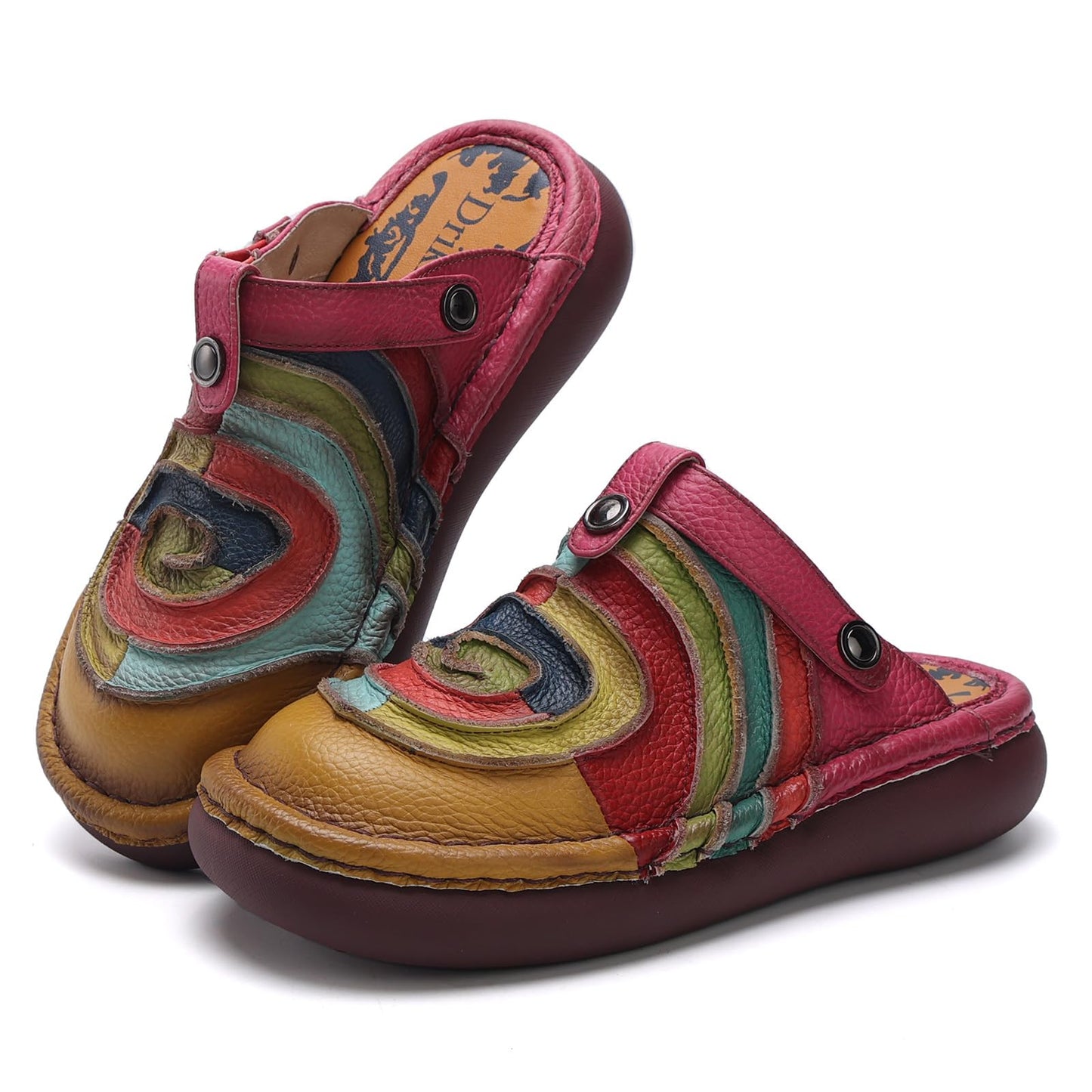 Women's Casual Loafers Shoes Garden Clogs for Women Platform Slippers Colorful Slip-On Comfortable Mules & Clogs Sandals