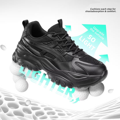 Women's Road Running Shoes Non Slip Ladies Walking Fashion Athletic Chunky Sneakers Work Gym Comfort Lightweight Mesh Soft Sole