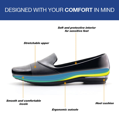 Ortho + Rest Women Orthopedic Dress Shoes Bunions Loafers Slip On Orthotic Shoes