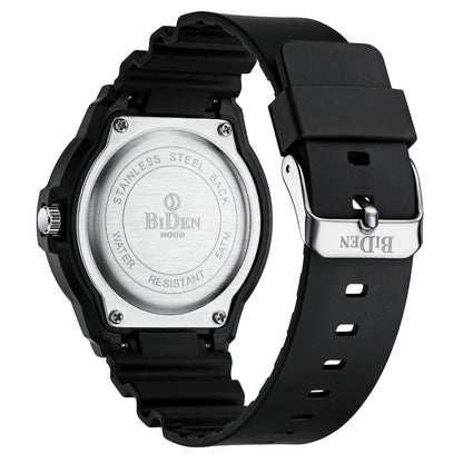 LN LENQIN Mens Watches Stainless Steel Waterproof Analog Quartz Watch for Men with Date Luminous Fashion Wristwatch