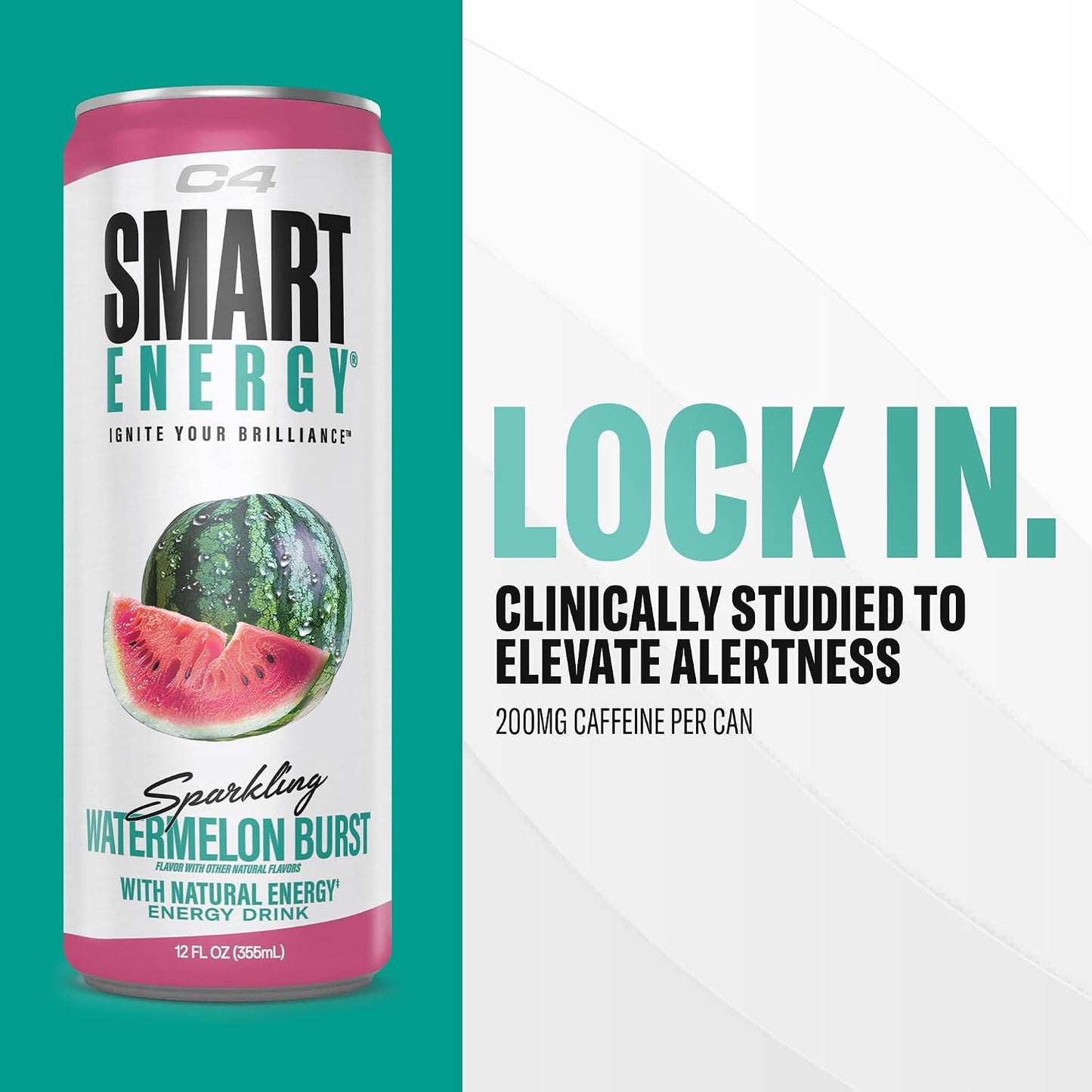 C4 Smart Energy Drinks Variety Pack, Sugar Free Performance Fuel & Nootropic Brain Booster, Coffee Substitute or Alternative, 4 Flavor Berry Breeze Variety (Pack of 24)