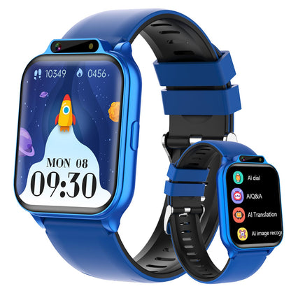 Smart Watch for Kids, 1.85" Fitness Tracker with Heart Rate, Sleep Monitor, IP68 Waterproof Smartwatches with Video Music, Pedometer, Game, NO APP/Phone, Gift for Boys Girls. (Classic, Black)