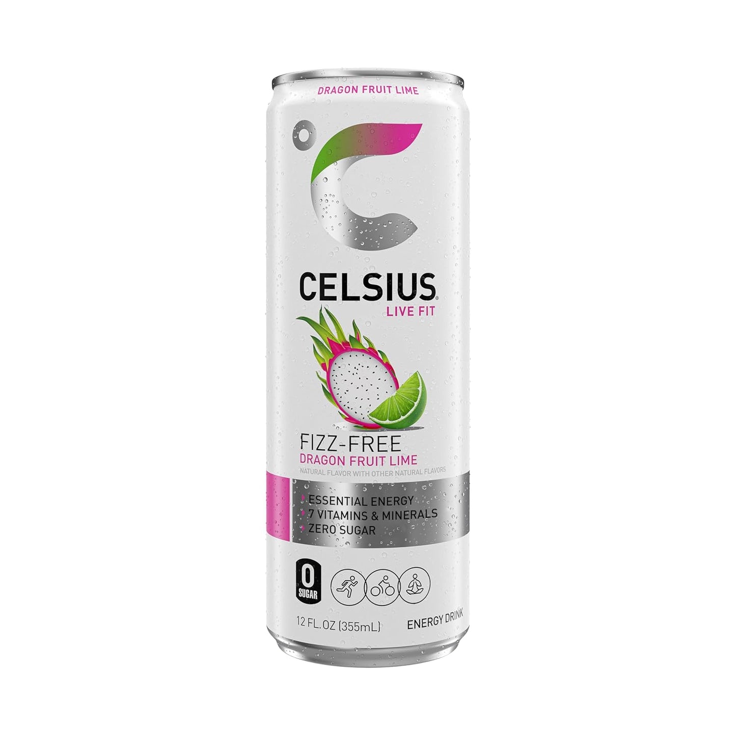 CELSIUS Sparkling Orange, Sugar Free Energy Drink, 12 Fl Oz (Pack of 12)