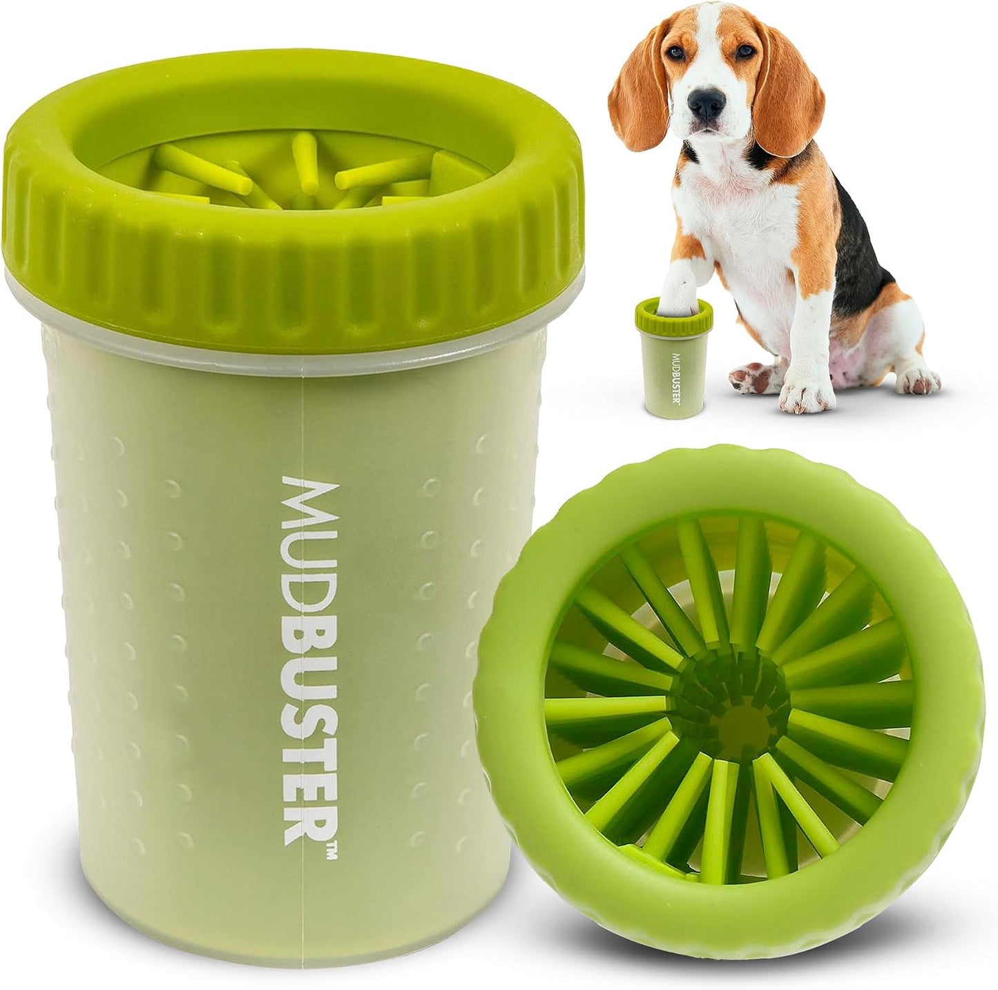 Dexas MudBuster Portable Dog Paw Cleaner - Premium Quality, Blue, Small Size for Pet Supplies and Accessories