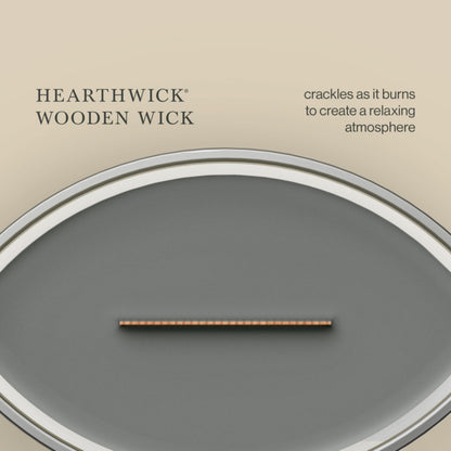 WoodWick Large Hourglass Fireside Candle, Premium Soy Blend Wax, Crackles as it burns, Perfect for Gifting, 21oz