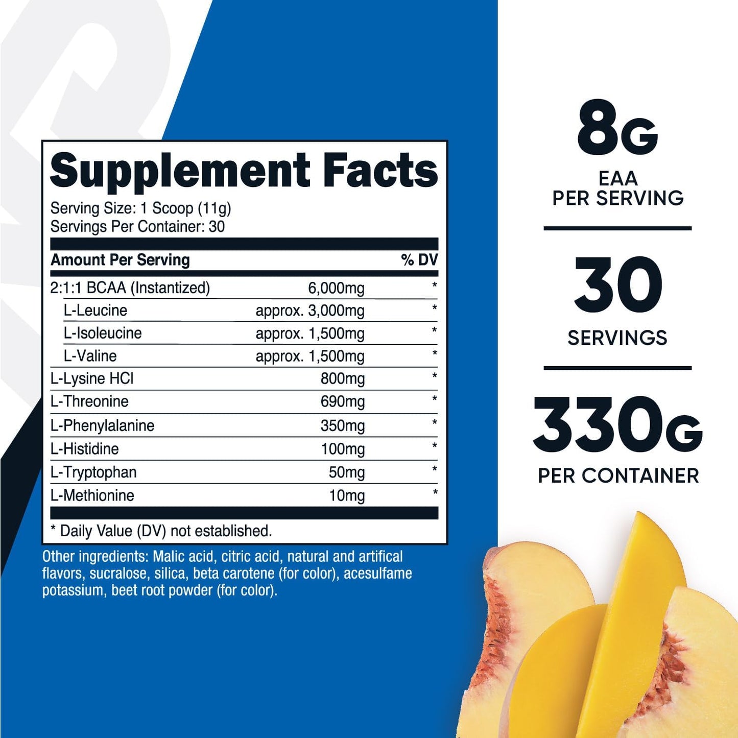 Nutricost EAA Powder 30 Servings (Fruit Punch) - Essential Amino Acids - Non-GMO, Gluten Free, Vegetarian Friendly (Pack of 2)