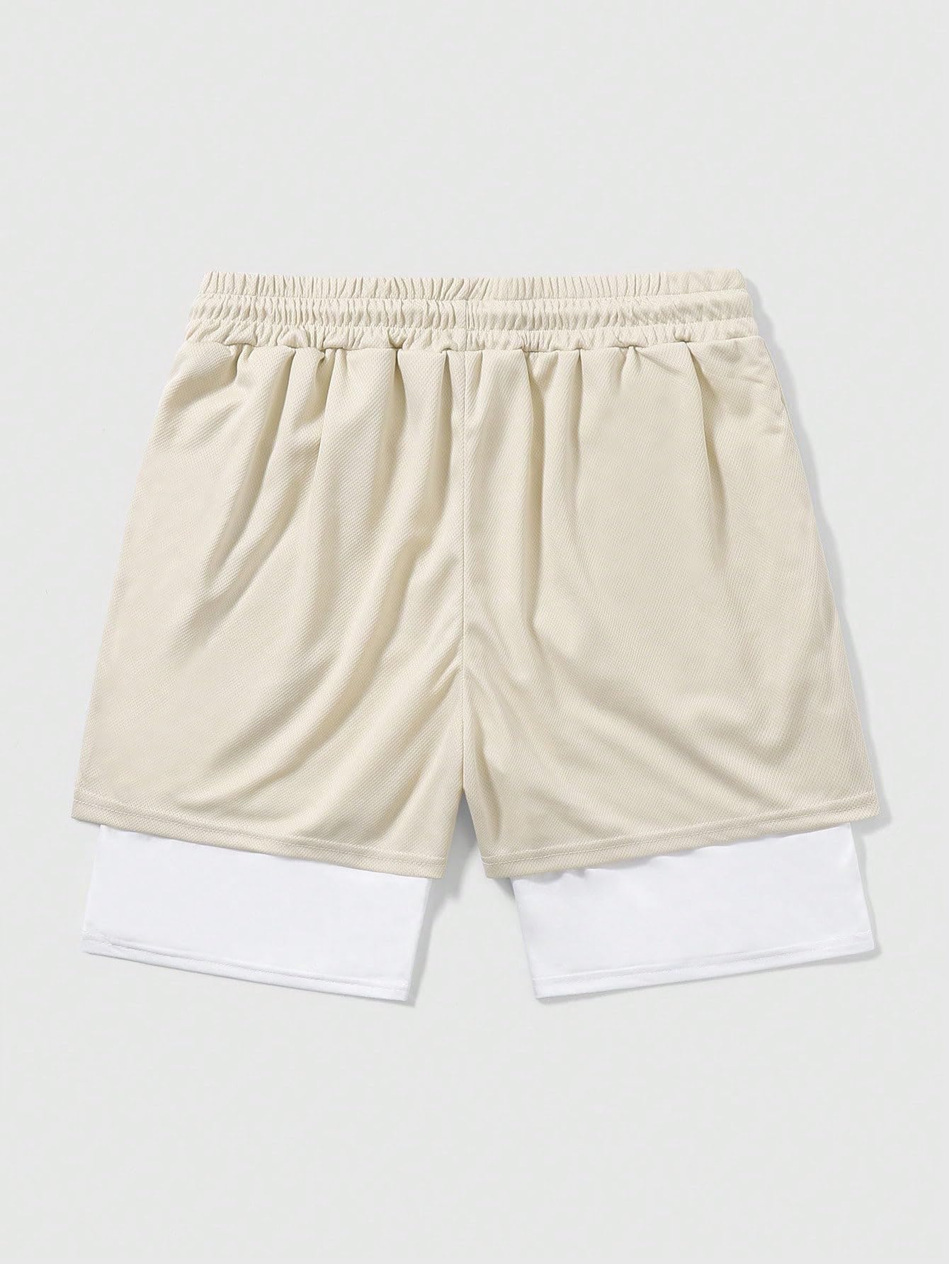 QJQ Men's 2 in 1 Goth Graphic Drawstring Elastic Waist Shorts Summer Casual Workout Athletic Gym Track Shorts