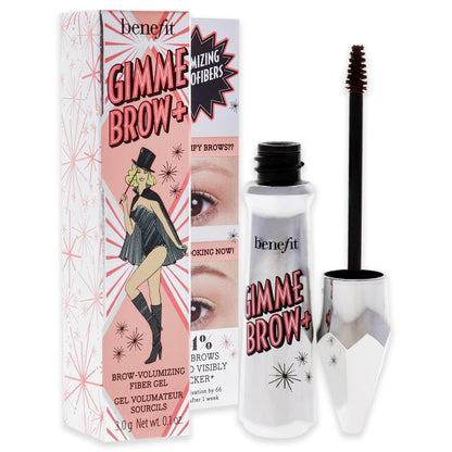 Benefit Cosmetics Gimme Brow + Volumizing Eyebrow Gel, 4.5 - Neutral deep brown, 1 Count