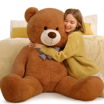 Toys Studio 47 Inch Big Teddy Bear Giant Stuffed Animal for Girls, 4 Feet Large Teddy Bear Baby Shower Party Decorations Kids Women Girlfriend Christmas Valentines Gifts, Light Brown