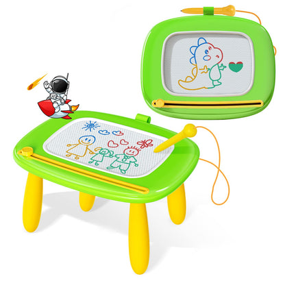Kikidex Magnetic Drawing Board, Toddler Girl Toys for 1-3 Year Old, Doodle Board Pad Learning and Educational Toys for 1 2 3 Year Old Baby Kids Birthday Gift (Light Blue)