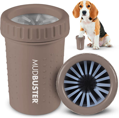 Dexas MudBuster Portable Dog Paw Cleaner - Premium Quality, Blue, Small Size for Pet Supplies and Accessories