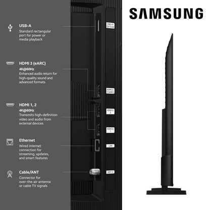 Samsung 43-Inch Class QLED Q7F Series Samsung Vision AI Smart TV (2025 Model, 43Q7F) Quantum HDR, Object Tracking Sound Lite, Q4 AI Gen1 Processor, 4K upscaling, Gaming Hub, Alexa Built-in