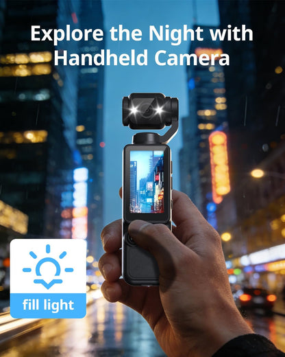 Vlogging Camera, Mini Camcorder, Portable Handheld Video Camera | Mini camcorder with 180° rotating lens, 7-hour battery, 32GB card, one-button recording for travel and daily moments