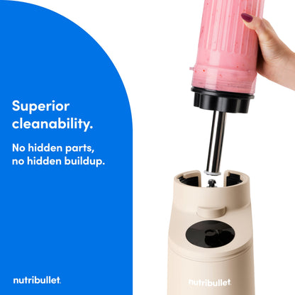 nutribullet Chill Ice Cream Maker, for Gelato, Sorbet, Frozen Yogurt, Smoothie Bowls, Compact Size, (2) Dishwasher Safe 16 oz. Pint Cups with Lids, Black, NBD50100AK