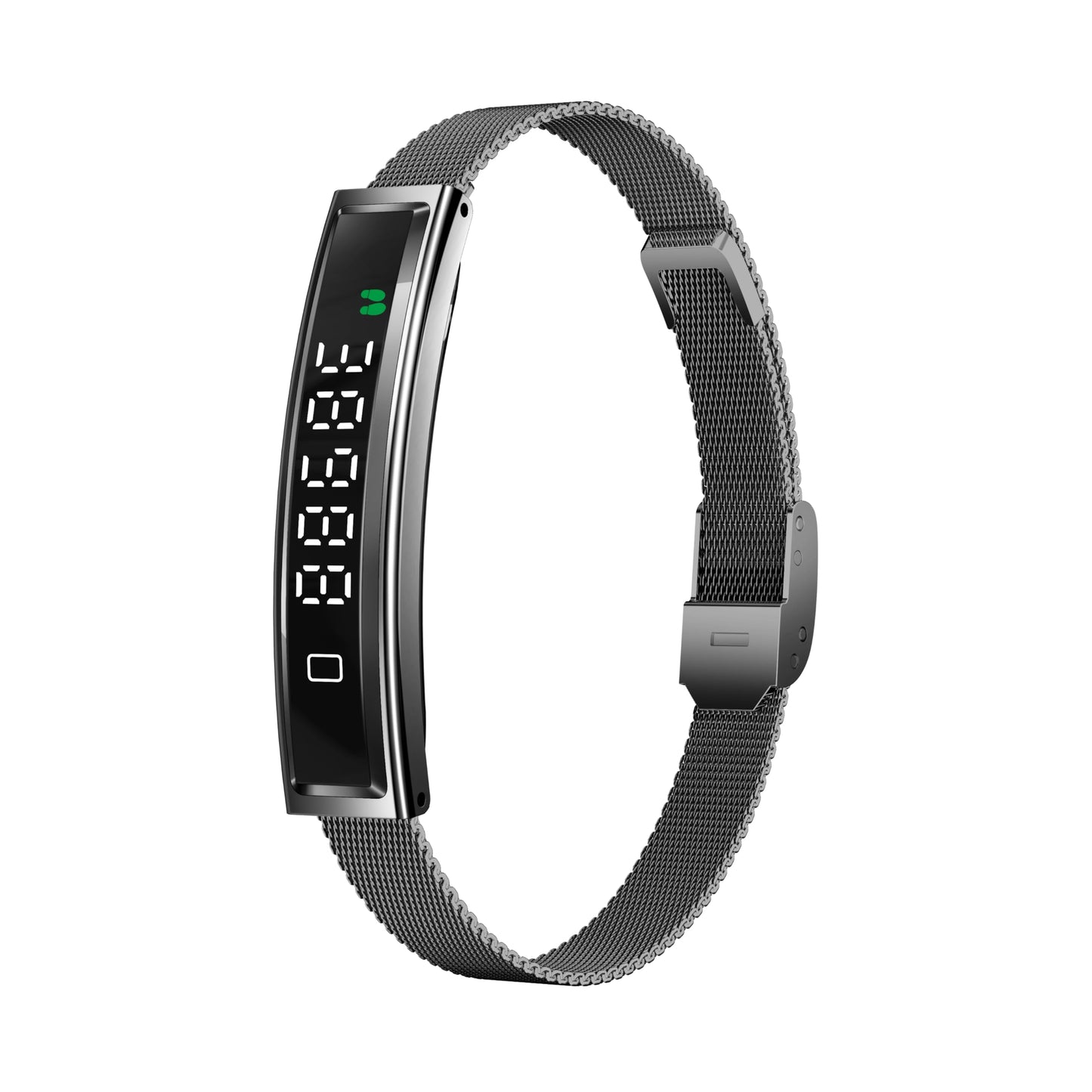 Smart Bracelet Fitness Health Tracker for Men Women with 2 Bands | 24/7 Heart Rate/Pressure Detection/Sleep Monitor, 5ATM Waterproof, Multiple Sport Modes, Android iOS Compatible