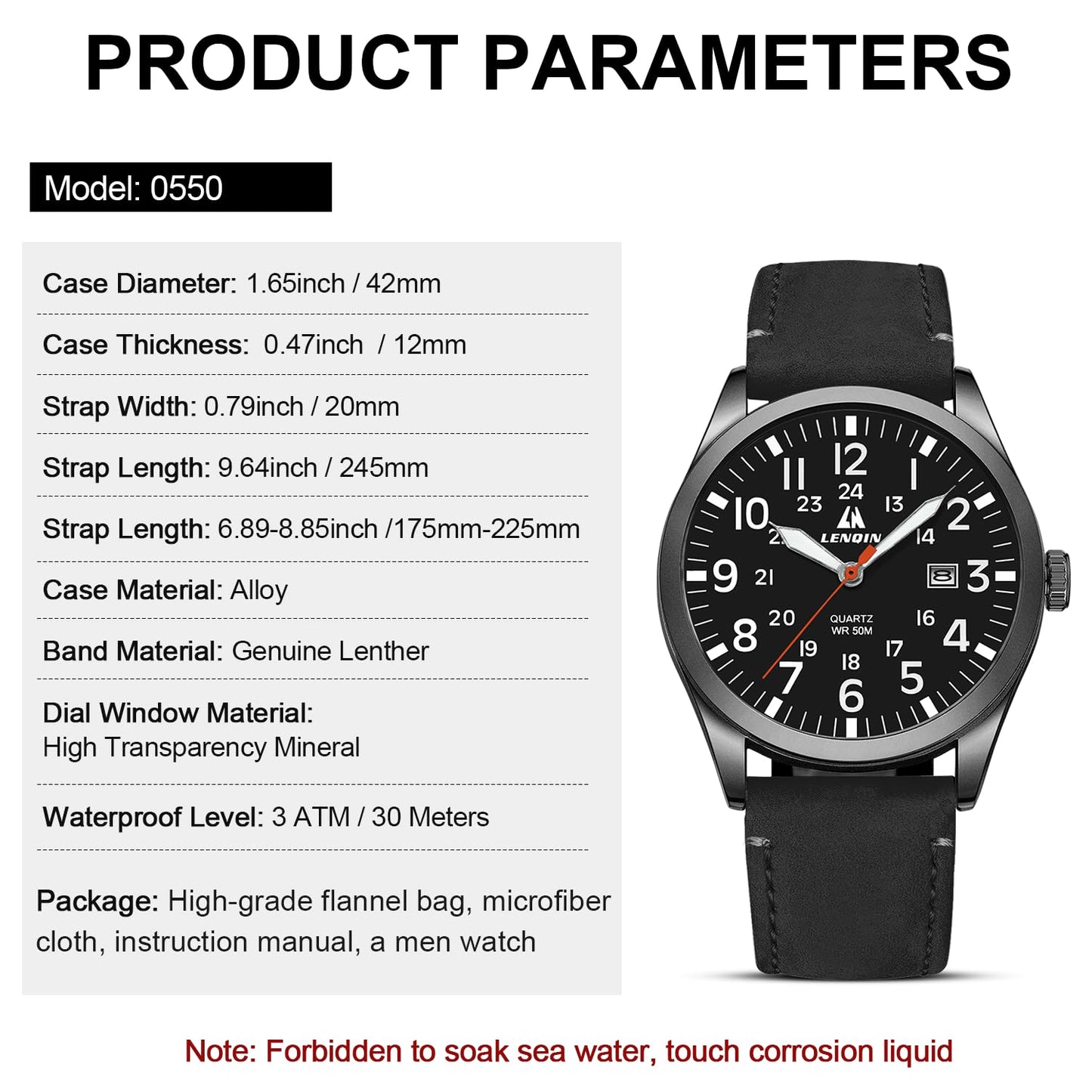 LN LENQIN Mens Watches Unisex Military Sport Nylon Strap Stylish Luminous Fashion Analog Quartz Watch for Men Waterproof Army Tactical Casual Wristwatch