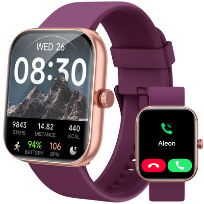 Smart Watch for Women Men, Smartwatch for iPhone & Android Bluetooth (Answer/Call) Built-in Alexa, 1.91" HD Fitness Tracker with 105+ Sport Modes, IP68 Waterproof, Sleep/Heart Rate/SpO2/Stress Monitor