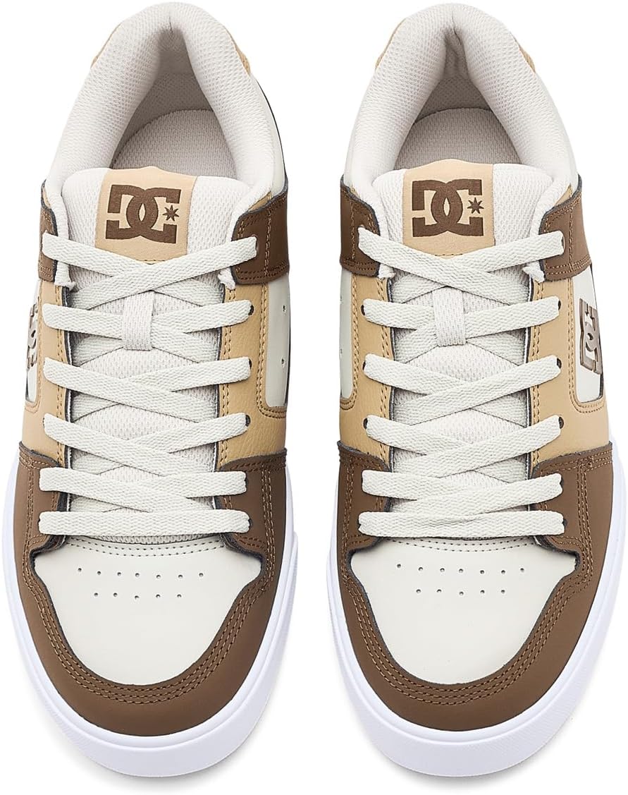 DC, Men's, Pure, Cream/Brown/Tan, 8, Medium