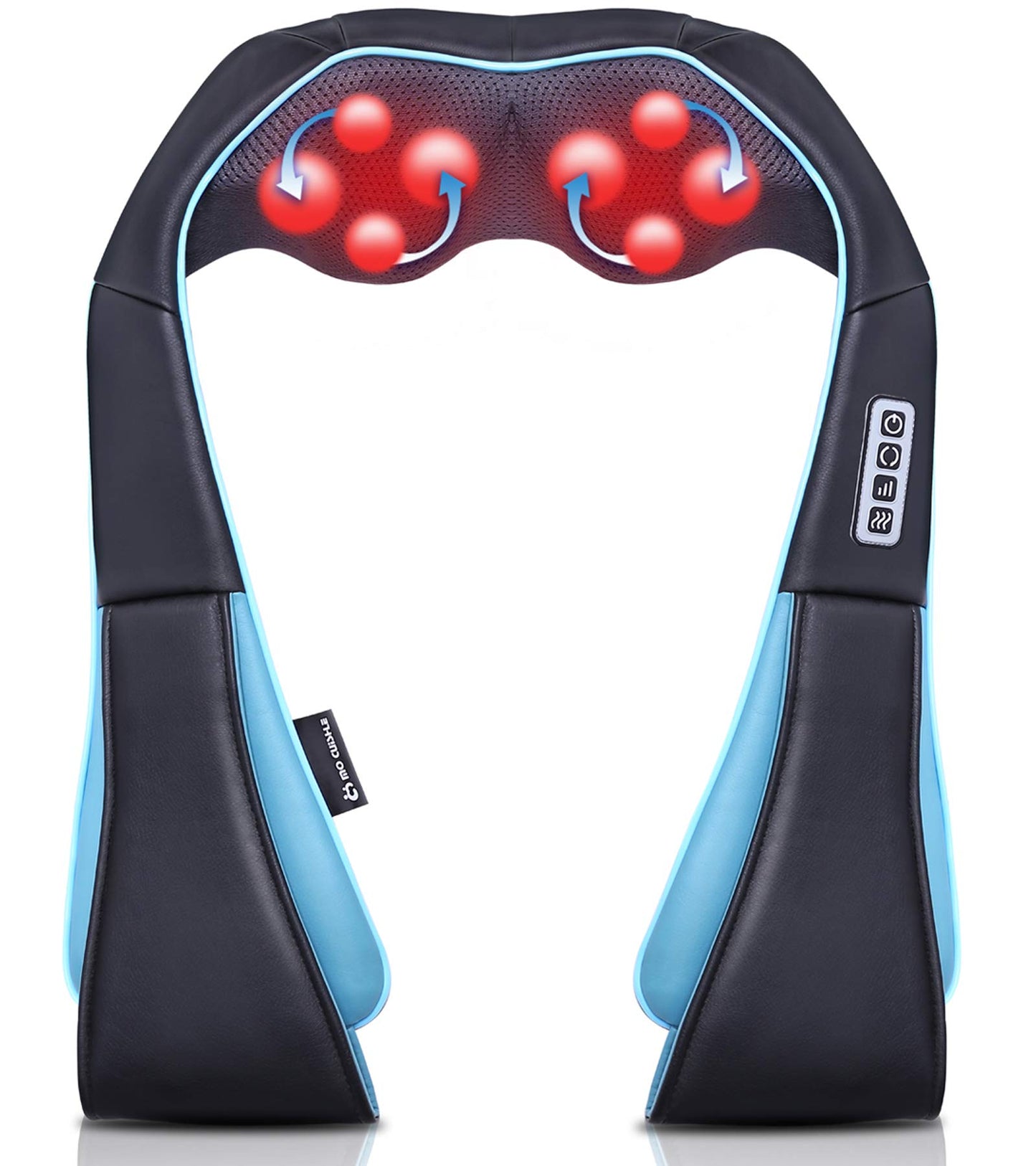 Mo Cuishle Women Men Gifts, Shiatsu Back Shoulder and Neck Massager with Heat, Electric Deep Tissue 4D Kneading Massage, Best Gifts for Mom Dad Wife Husband her Him, Christmas, Birthday (NOT Cordless)