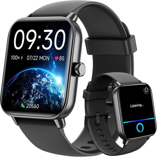 Smart Watch for Women Android & iPhone, Alexa Built-in, IP68 Waterproof Activity Fitness Tracker with Bluetooth Call (Answer/Make), 1.8" Smartwatch with Heart Rate/SpO2/Sleep Monitor, 100+ Sports Mode | Pink