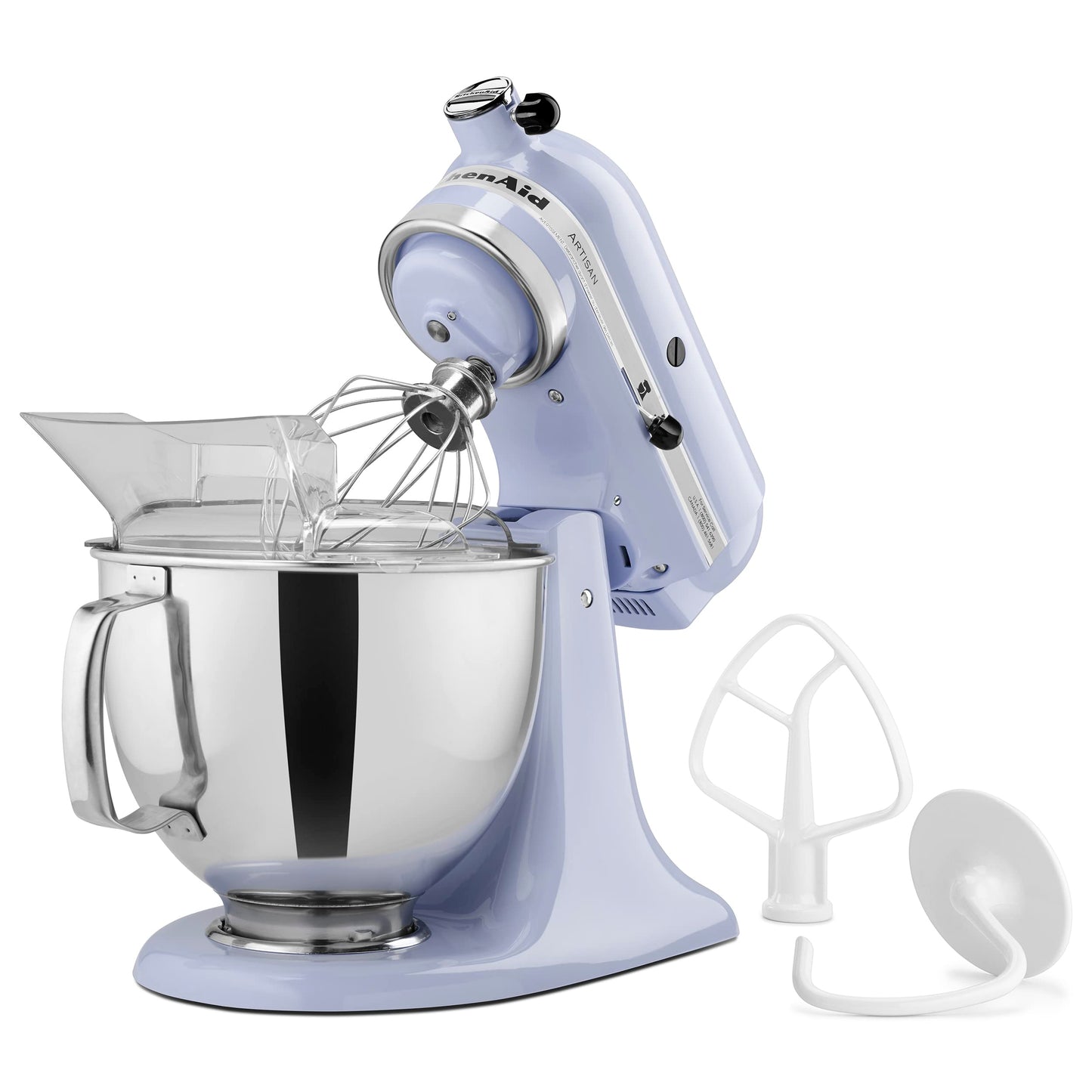 KitchenAid Artisan Series 5 Quart Tilt Head Stand Mixer with Pouring Shield KSM150PS, Almond Cream