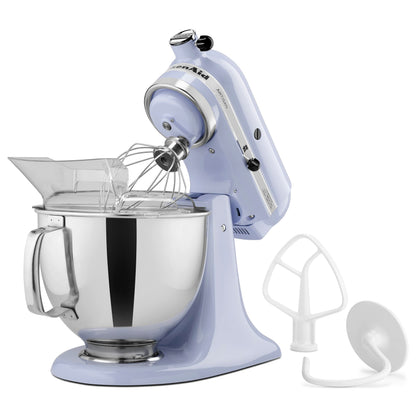 KitchenAid Artisan Series 5 Quart Tilt Head Stand Mixer with Pouring Shield KSM150PS, Almond Cream