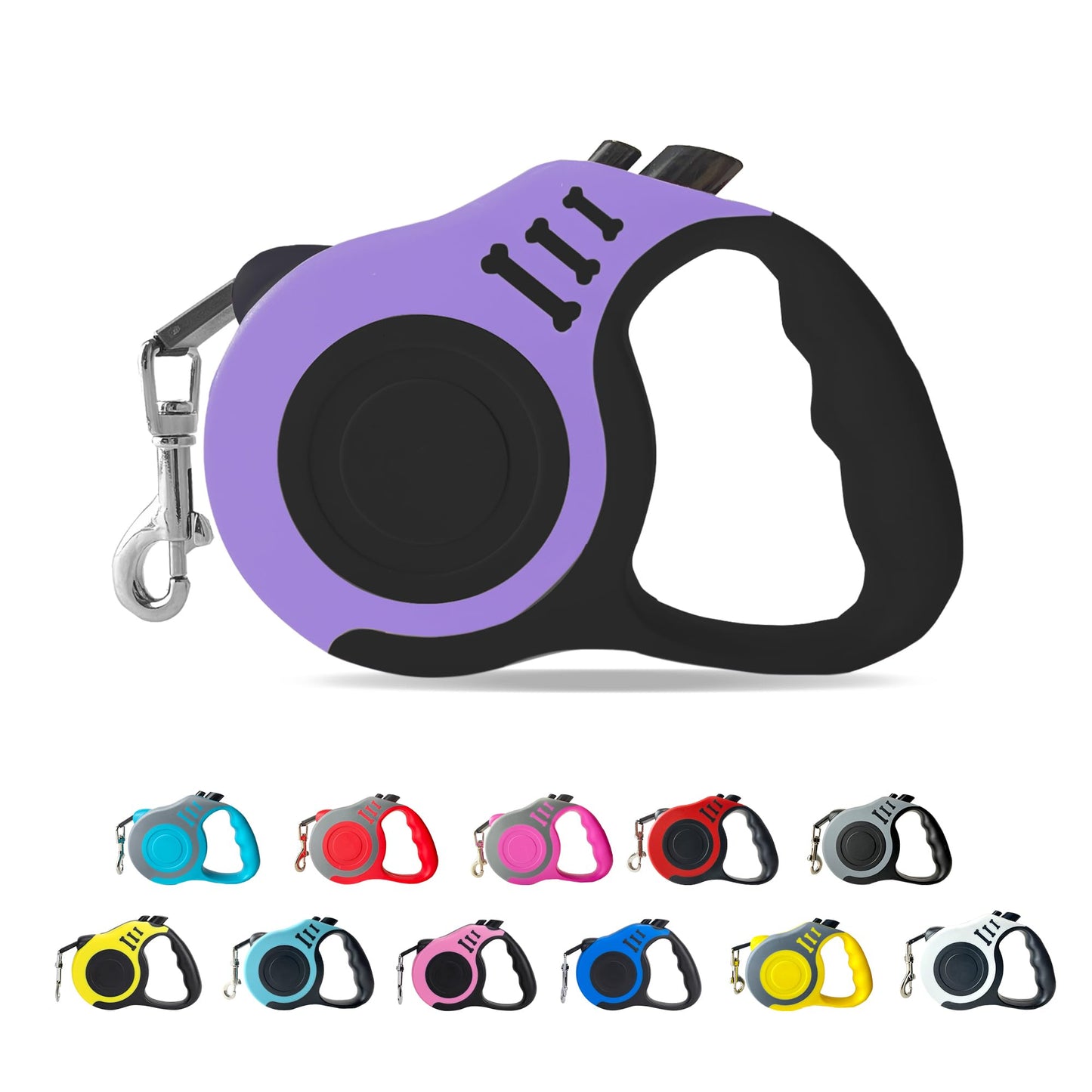 Retractable Dog Leash Automatic Telescopic Tractor Dog Tape, Pet Tape 10/16 FT Durable and Convenient, with Non-Slip Handle, Suitable for Small and Medium-Sized Dogs
