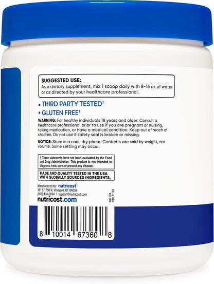 Nutricost EAA Powder 30 Servings (Fruit Punch) - Essential Amino Acids - Non-GMO, Gluten Free, Vegetarian Friendly (Pack of 2)