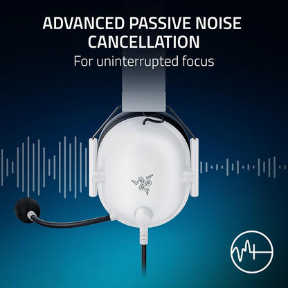 Razer BlackShark V2 X Gaming Headset: 7.1 Surround Sound - 50mm Drivers - Memory Foam Cushion - For PC, PS4, PS5, Switch - 3.5mm Audio Jack - Black