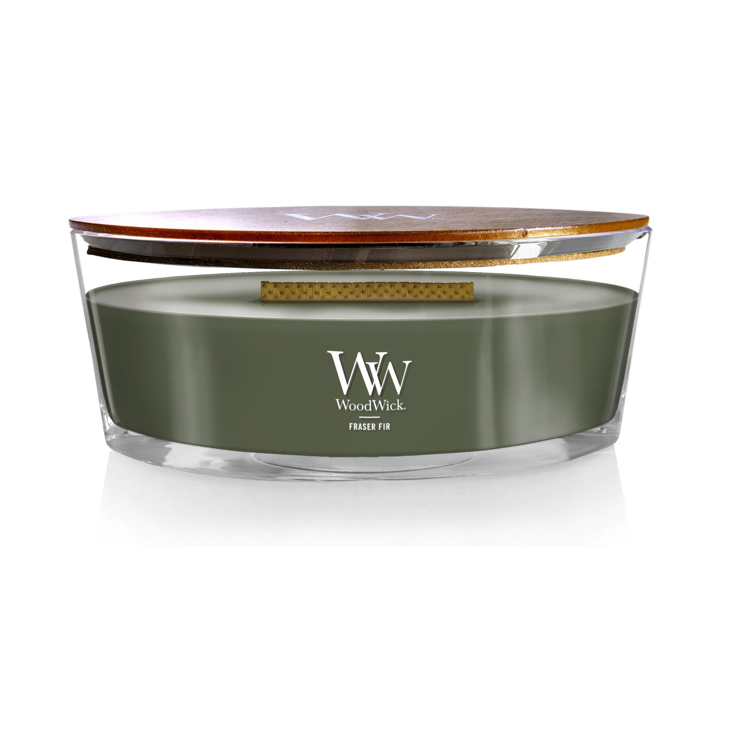 WoodWick Large Hourglass Fireside Candle, Premium Soy Blend Wax, Crackles as it burns, Perfect for Gifting, 21oz