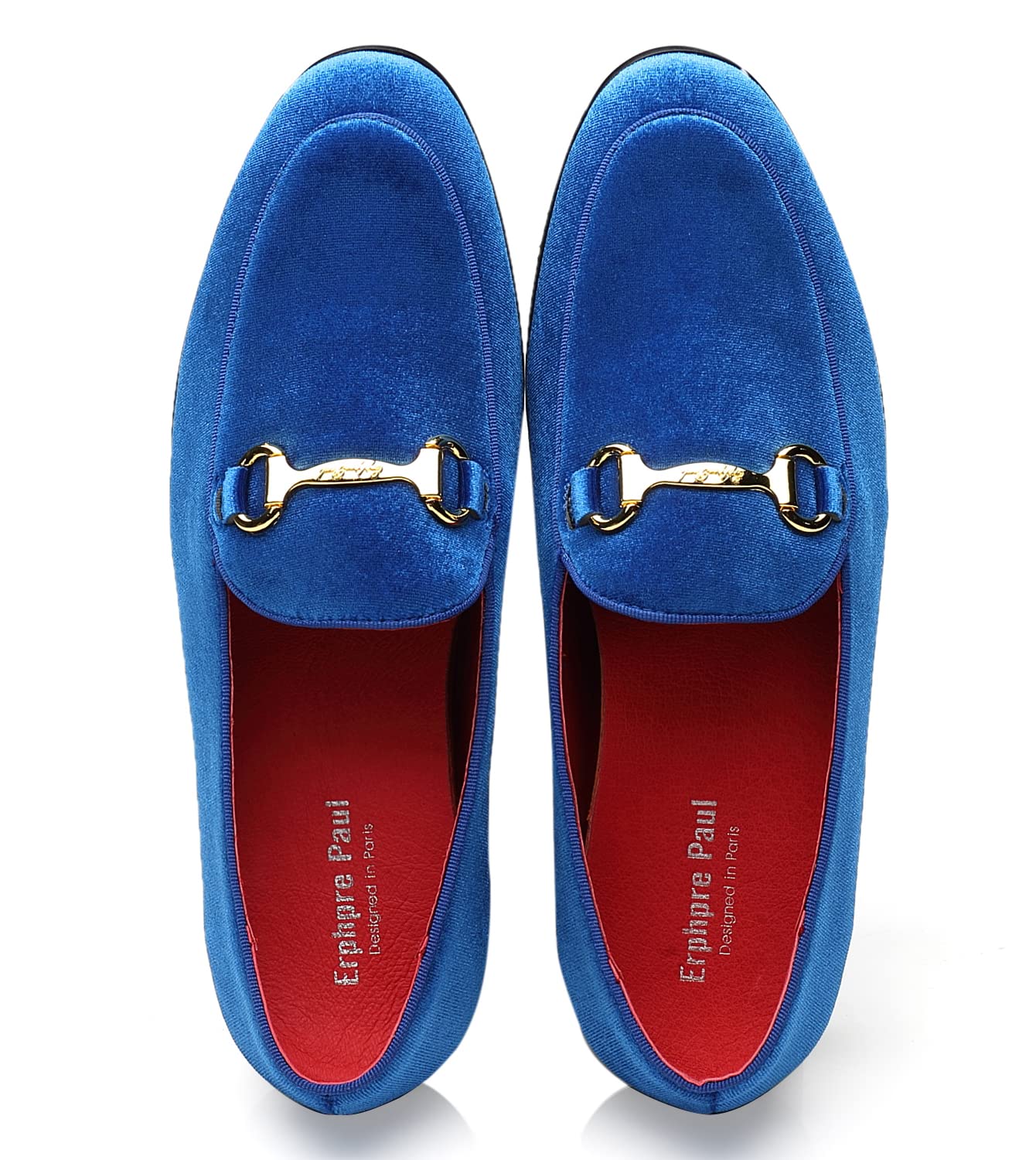 Men's Velvet Loafers Wedding Party Prom Homecoming Shoes