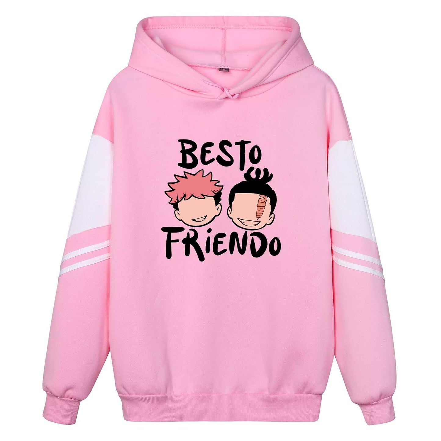 ACEFAST INC Itadori Yuji Best Friend Anime Hoodies Unisex Harajuku Graphic Hoodies Jjk Merch Anime Pullover Sweatshirt