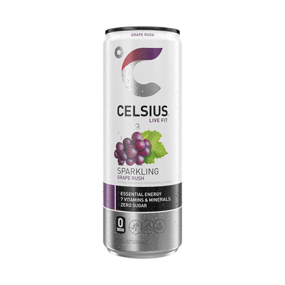 CELSIUS Sparkling Orange, Sugar Free Energy Drink, 12 Fl Oz (Pack of 12)