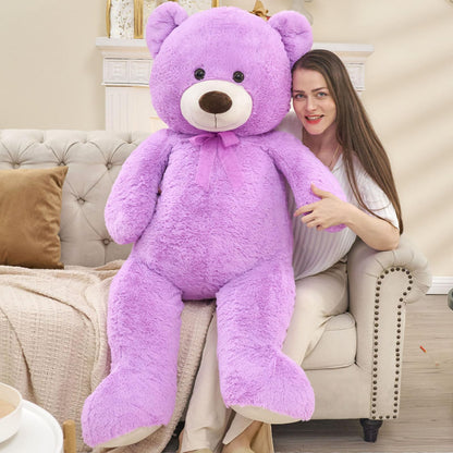 Toys Studio 47 Inch Big Teddy Bear Giant Stuffed Animal for Girls, 4 Feet Large Teddy Bear Baby Shower Party Decorations Kids Women Girlfriend Christmas Valentines Gifts, Light Brown
