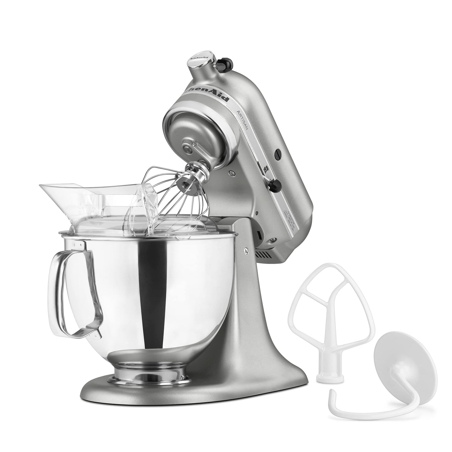 KitchenAid Artisan Series 5 Quart Tilt Head Stand Mixer with Pouring Shield KSM150PS, Almond Cream