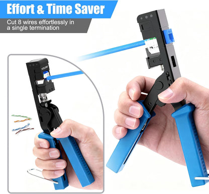 VCELINK Speed Termination Keystone Tool Only for VCE 90-Degree Keystone Jacks, Cat5e/Cat6/Cat6A Ethernet Cable Rj45 Punch Down Tool