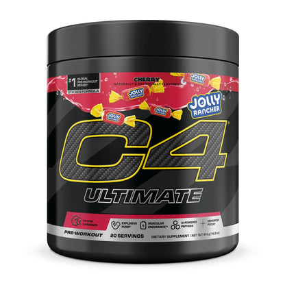 C4 Ultimate Pre Workout Powder Watermelon - Sugar Free Preworkout Energy Supplement for Men & Women - 300mg Caffeine + 3.2g Beta Alanine + 2 Patented Creatines - 20 Servings