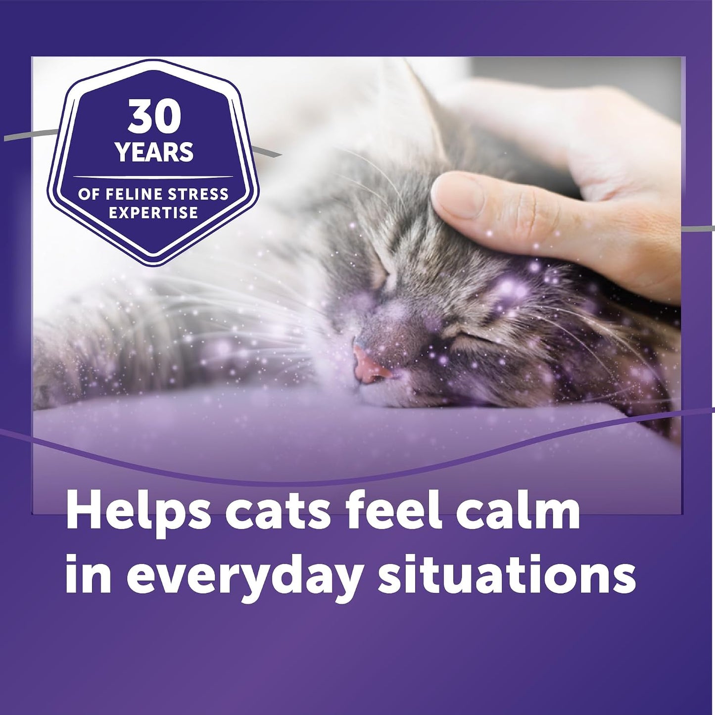 FELIWAY Optimum Cat Calming Pheromone Diffuser Kit | Advanced Support to Help Reduce Urine Spraying, Scratching, Fighting & Hiding Due to Stress. 30-Day Diffuser Supply