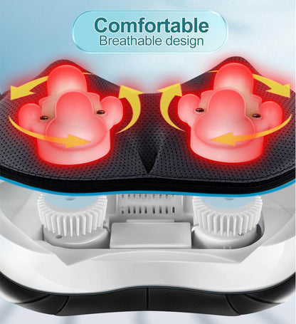 Mo Cuishle Women Men Gifts, Shiatsu Back Shoulder and Neck Massager with Heat, Electric Deep Tissue 4D Kneading Massage, Best Gifts for Mom Dad Wife Husband her Him, Christmas, Birthday (NOT Cordless)